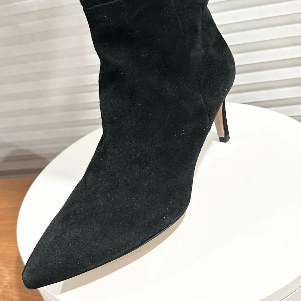 🌸SAM EDELMAN🌸 Ursula Suede Knee High Boots Black Size: 7.5